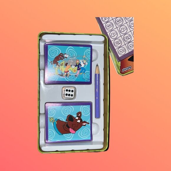 Pressman Scooby-Doo Trivia Game Tin Box 450 Questions Cartoon Network Age 7 + - Picture 3 of 4